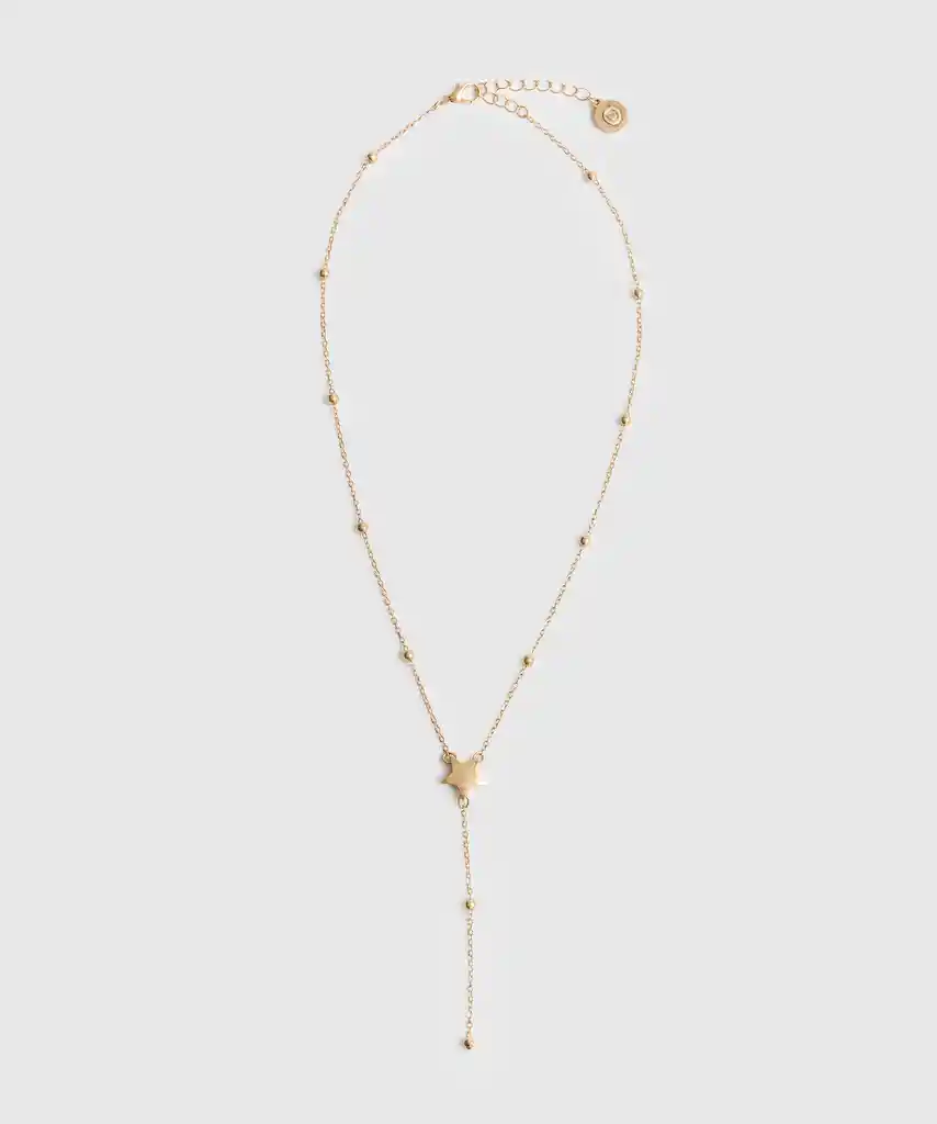 Collar Charm Estrella Dorado