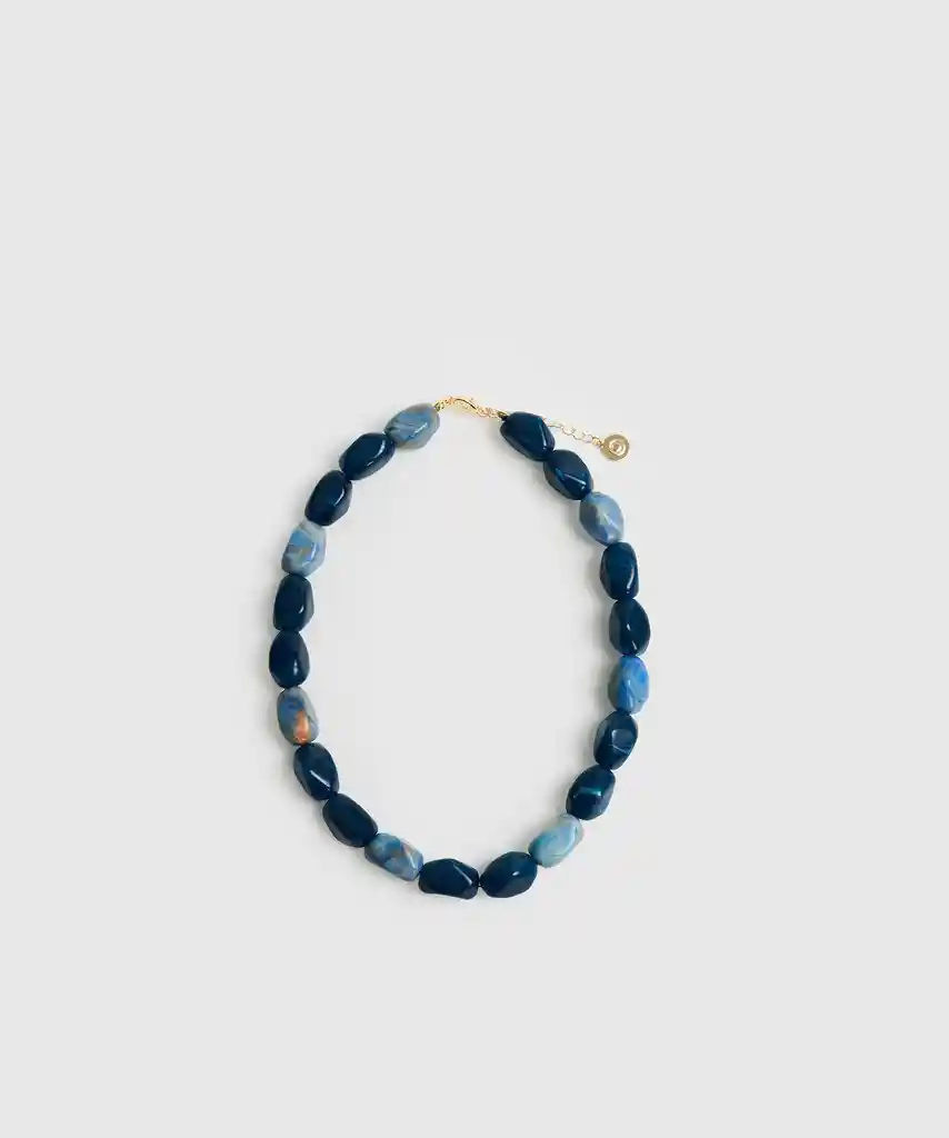 Collar Street Piedras Azul