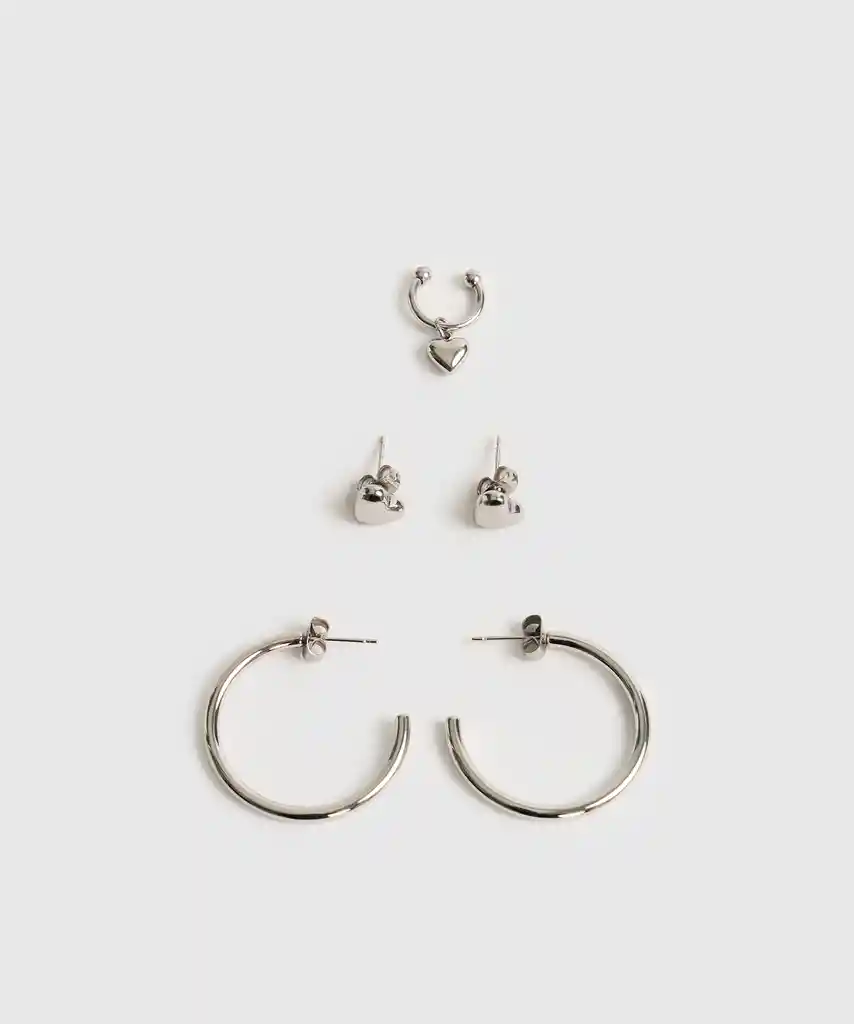 Set Aros Street Plateado