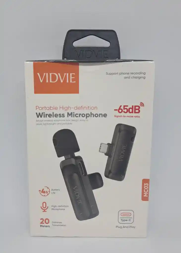 Micrófono Wireless Portable - Mc03 - Vidvie