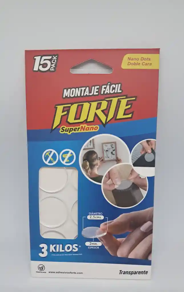 Blister 15unid Doble Contacto Montaje Fácil - Forte