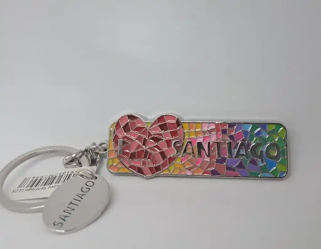 Llavero - I Love Santiago Ll25 - Souvenir