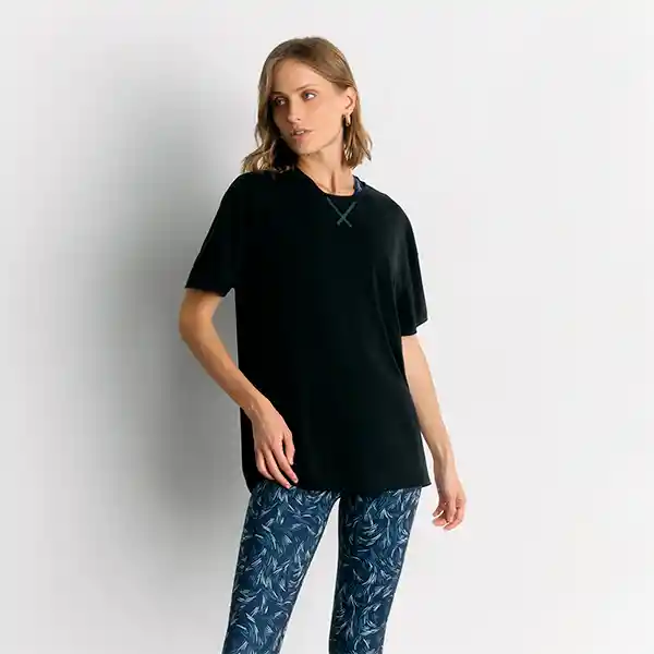 Polera Deportiva Básica Active M Negro