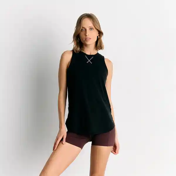 Polera Deportiva Sin Mangas Active M Negro