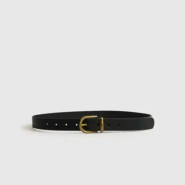 Cinturón Hebilla Básica M/l Dorado