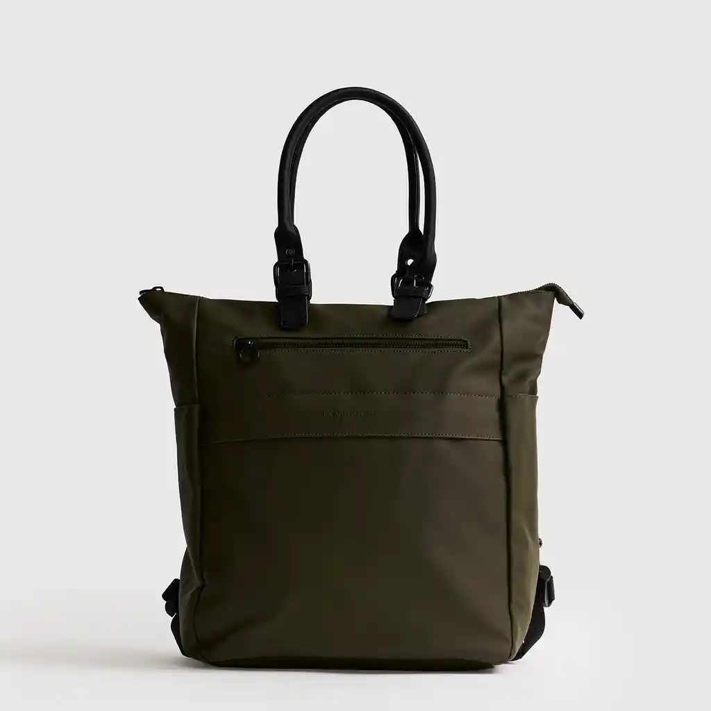 Mochila Hebillas Urban Verde