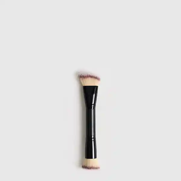 Brocha De Rostro Doble Lado Negro