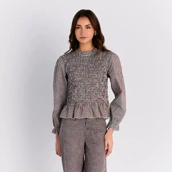 Blusa Panal M Café
