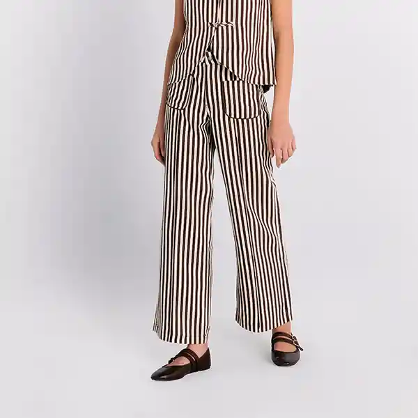 Pantalón Boho 38 Café