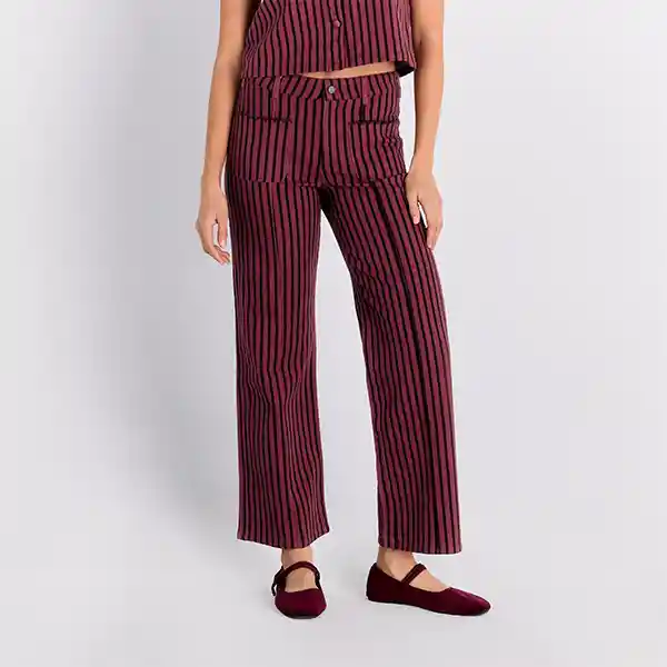Pantalón Boho 36 Rosado