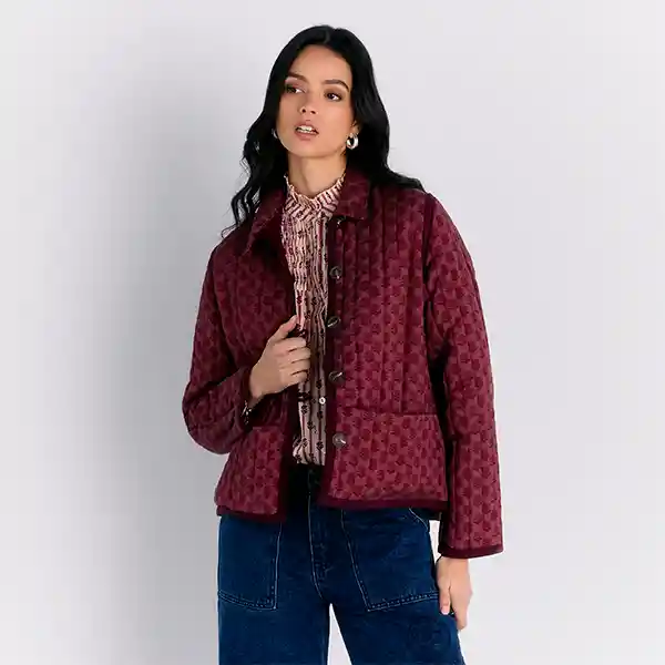 Chaqueta Reversible M Burdeo