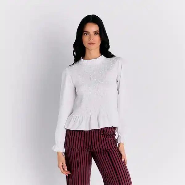 Blusa Panal M Blanco