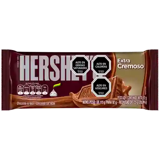 Hershey's Barra Chocolate Extra Cremoso
