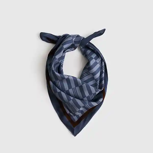 Bandana Cuadros Azul