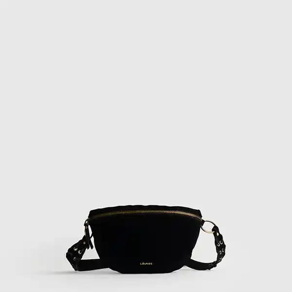 Banano Fake Suede Negro