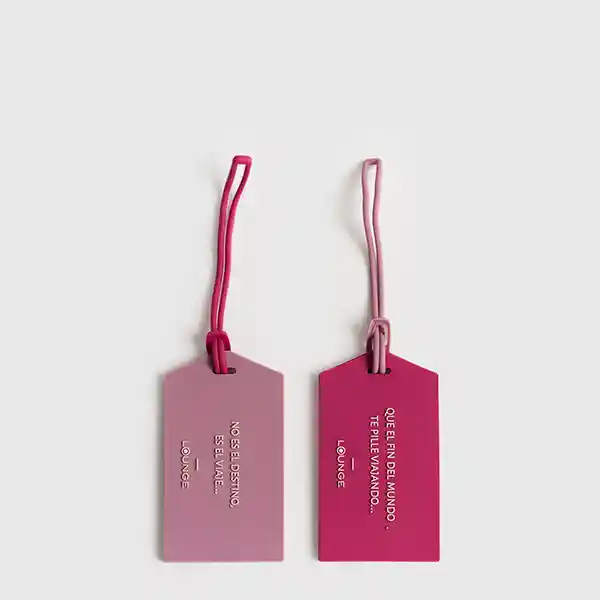 Set Etiquetas Para Maleta Travel Tag Morado