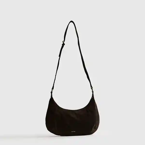 Cartera Bandolera Fake Suede Boheme Café