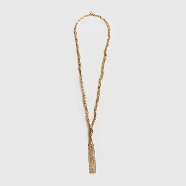 Collar Boho Tassel Dorado
