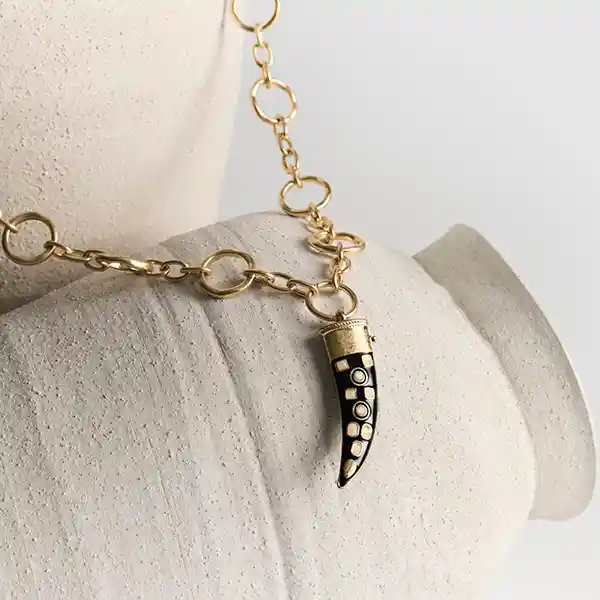 Collar Boho Cadena Dorado