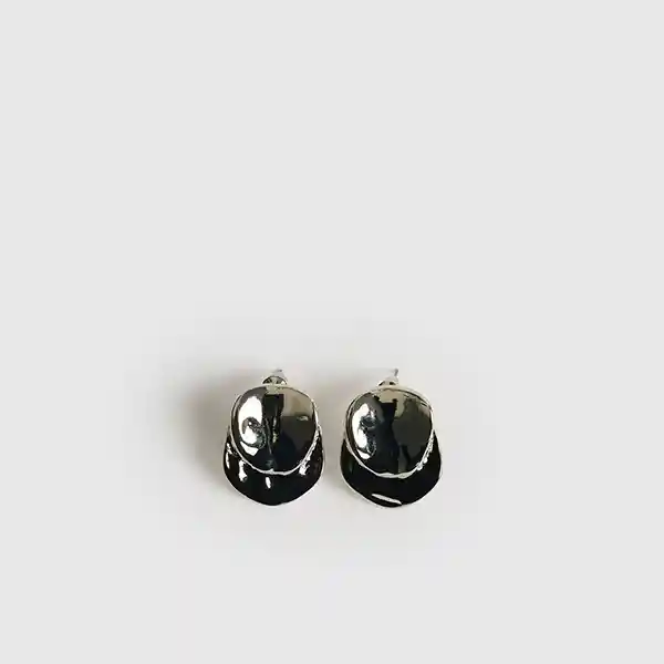 Aros Boho Machacados Irregular Plateado