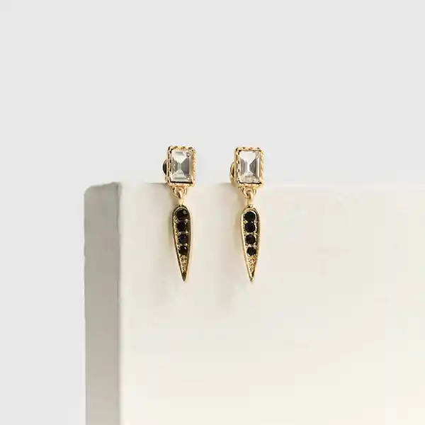 Aros Base Strass Dorado