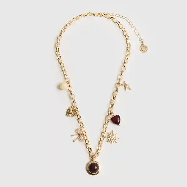 Collar Charms Dorado