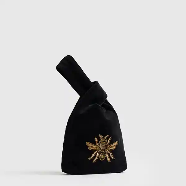 Mini Cartera Velvet Fiesta Negro