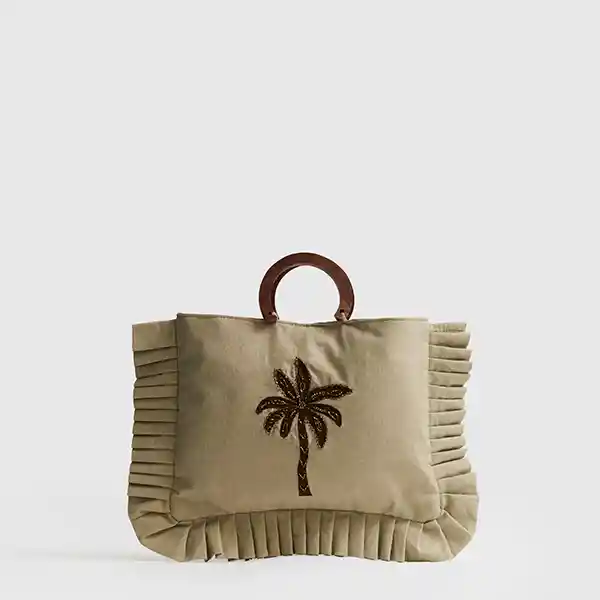 Mini Cartera Paradiso Vuelos Beige