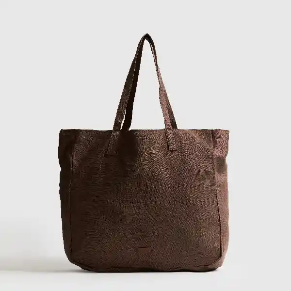 Bolso De Playa Paradiso Canvas Café