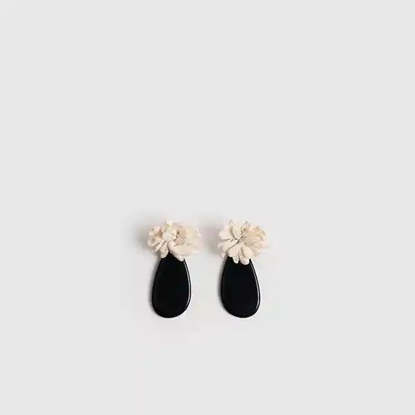 Aros Paradiso Flor Negro