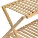 Zapatero Organizador Plegable Bambú Café Diseño 0001