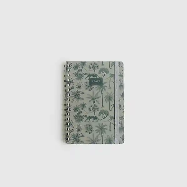 Cuaderno Selva Cuadrados Verde
