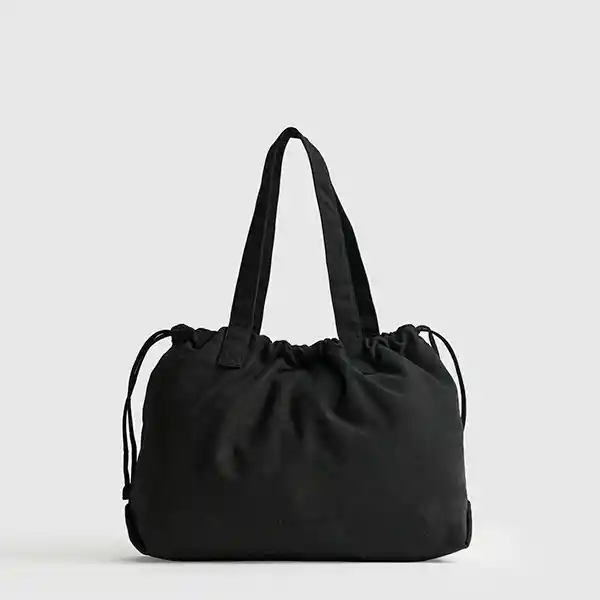 Bolso Shopper Canvas Negro