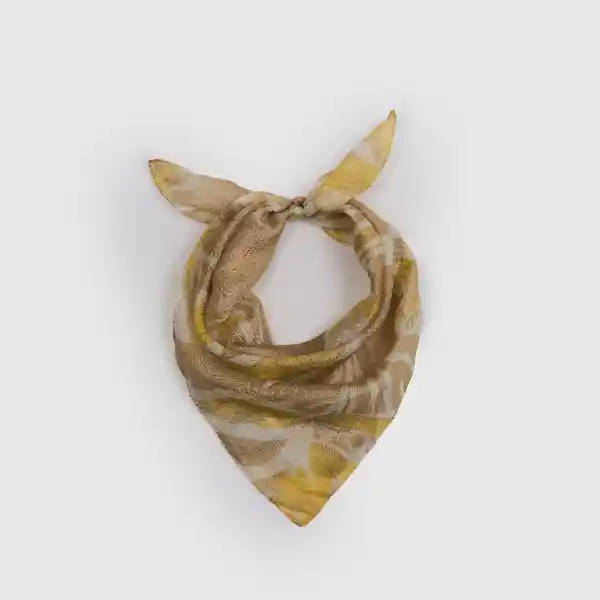 Bandana Flores Grandes Amarillo