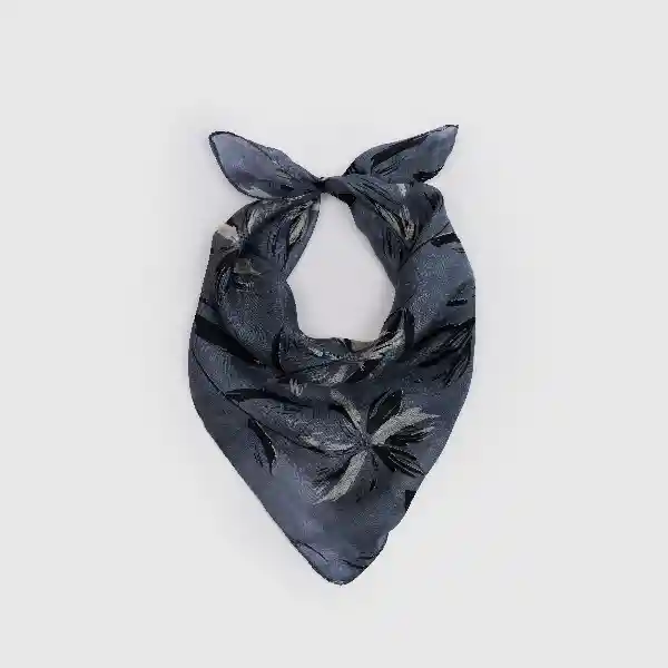 Bandana Flores Azul