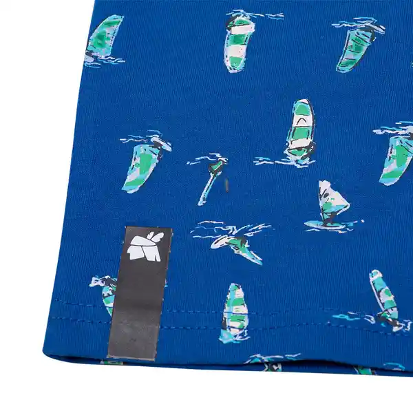 Polera S/M Niño Azul Pillin 10 a