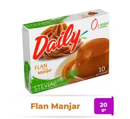 Daily Flan Sabor Manjar Con Stevia