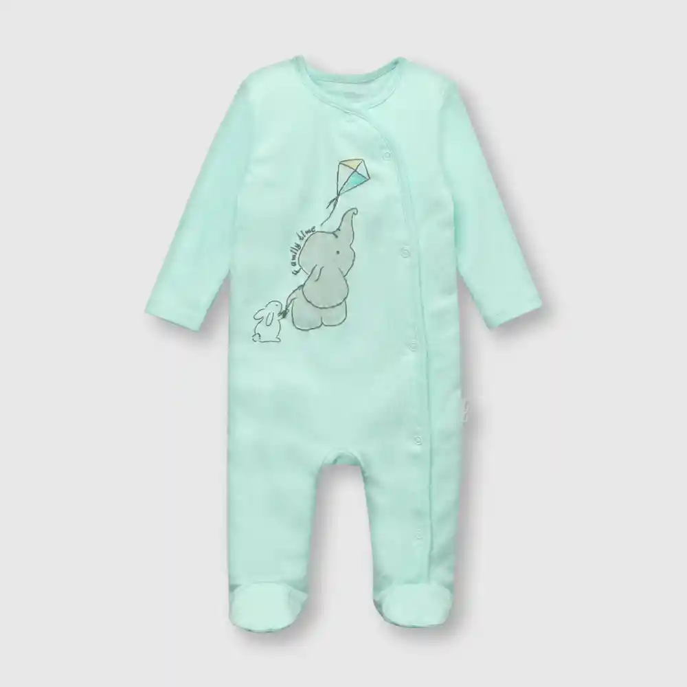 Enterizo Osito Elefante De Bebé Niña Calipso Talla 00m