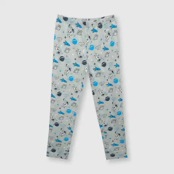 Pijama de Algodón de Niño Azul / Blue Talla 12A Colloky