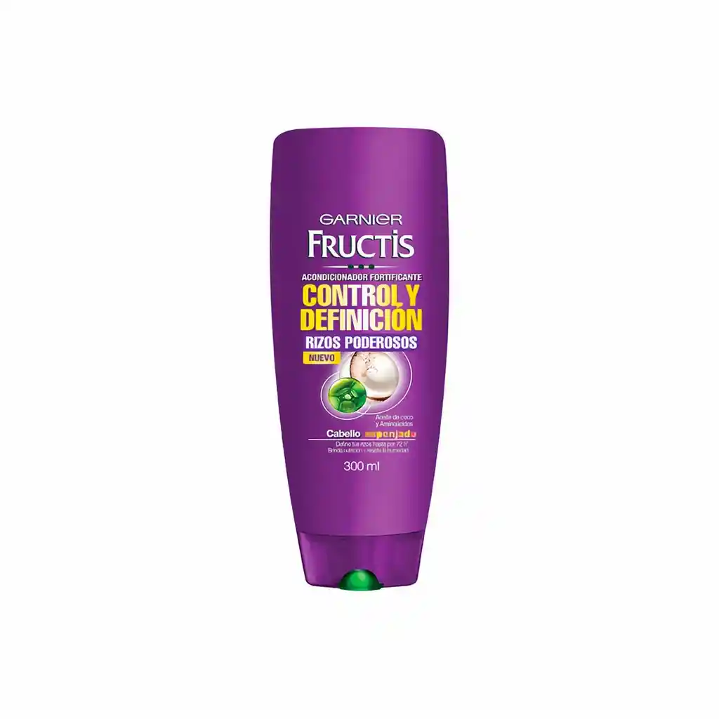 Fructis Acondicionador Capilar Control Y Definición Rizos