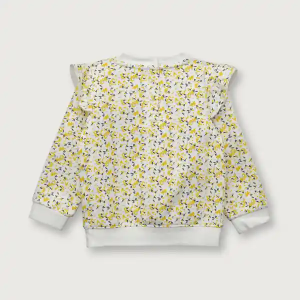 Polerón Esencial de Niña Amarillo Talla 6M Opaline