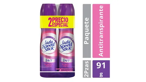 Lady Speed Stick Desodorante Spray Powder Fresh