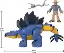 Imaginext Juguete Jurassic World Stegosaurus & Dr. Grant
