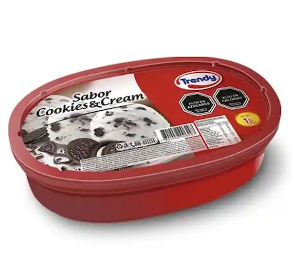 Trendy Helado Cookies & Cream