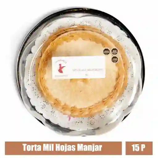 Las Bezanillas Torta Mil Hoja Manjar Med