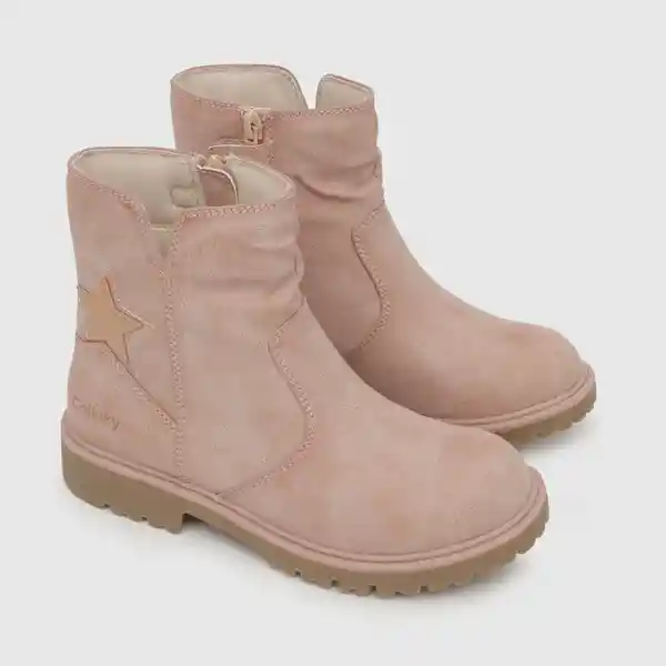 Botas Para Niña Rosado Talla 30 Colloky