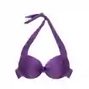 Bikini Estilo Sostén Con Relleno Color Morado Talla 3 XL Samia