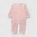Pijama Entero de Bebé Niña Pink/Rosado Talla 9/12M Colloky