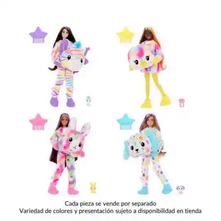 Barbie Muñeca Colores de Ensueño Sorpresa Cutie Reveal - HRK37
