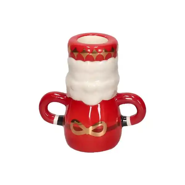 Portavela de Cerámica Navideño Casaideas